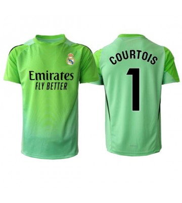 Real Madrid Thibaut Courtois #1 Goalkeeper Replica Away Stadium Shirt 2025-26 Short Sleeve